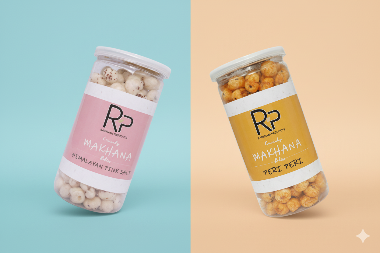 Radhnam Premium Makhana Combo - Premium fox nuts (makhana) healthy snack